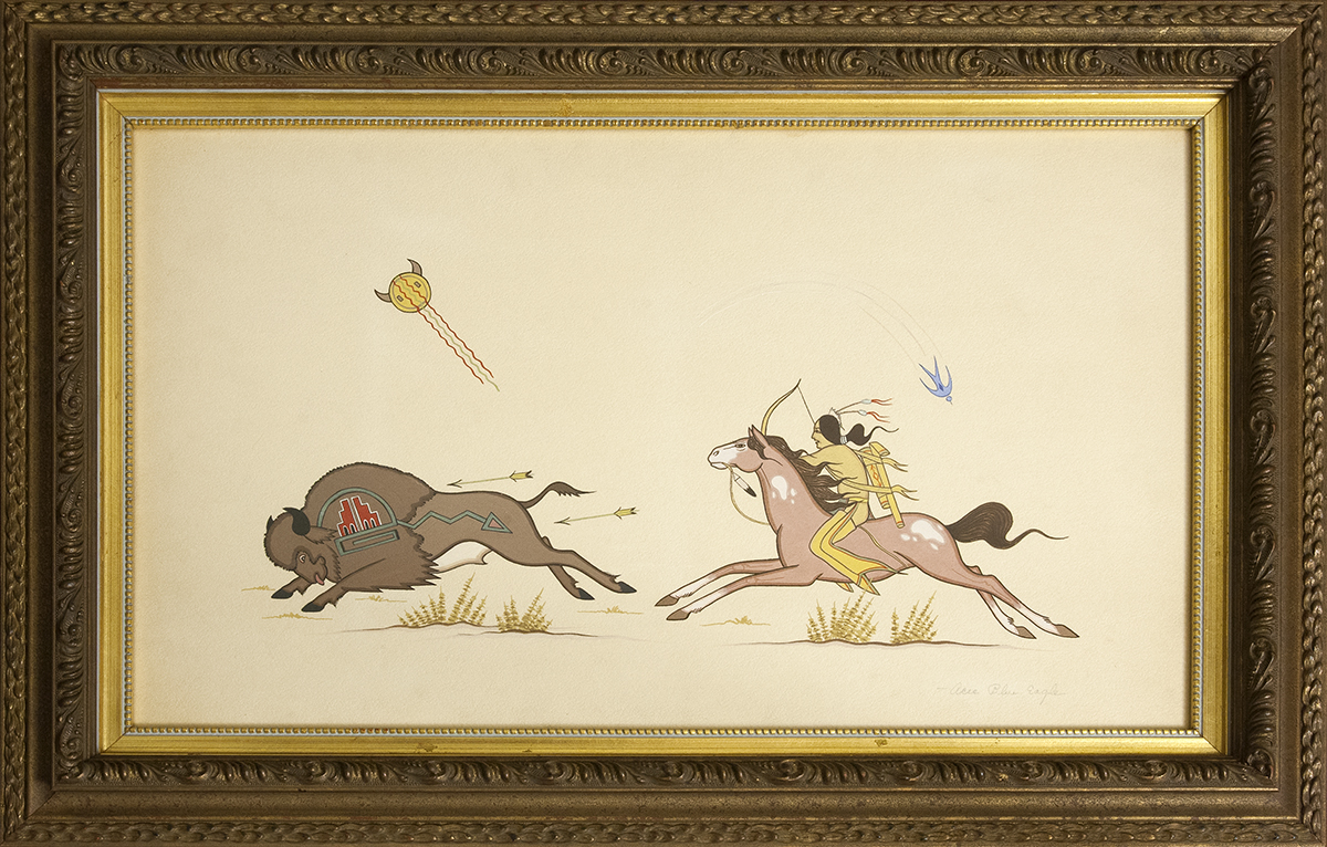 Copy of fig 1.8 Buffalo Hunt by Acee Blue Eagle copy