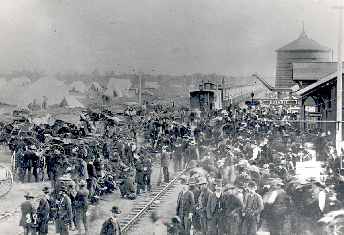 Copy of fig 4.13 Railroad in Guthrie Indian Territory 1889 OHS copy