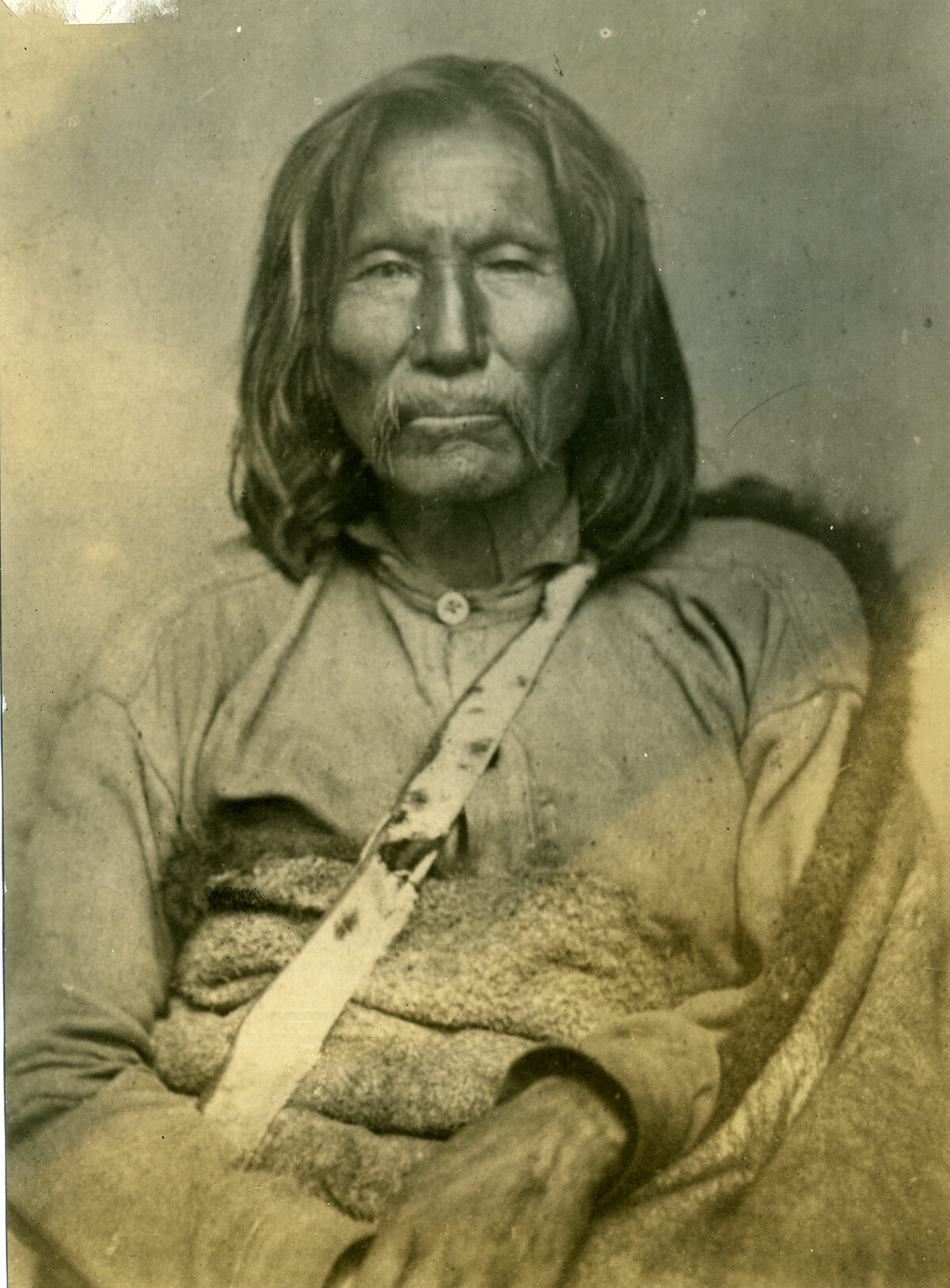 Copy of fig 4.2 Satank Sitting Bear Kiowa Chief Signer of the Treaty of Medicine Lodge 1867 OHS copy