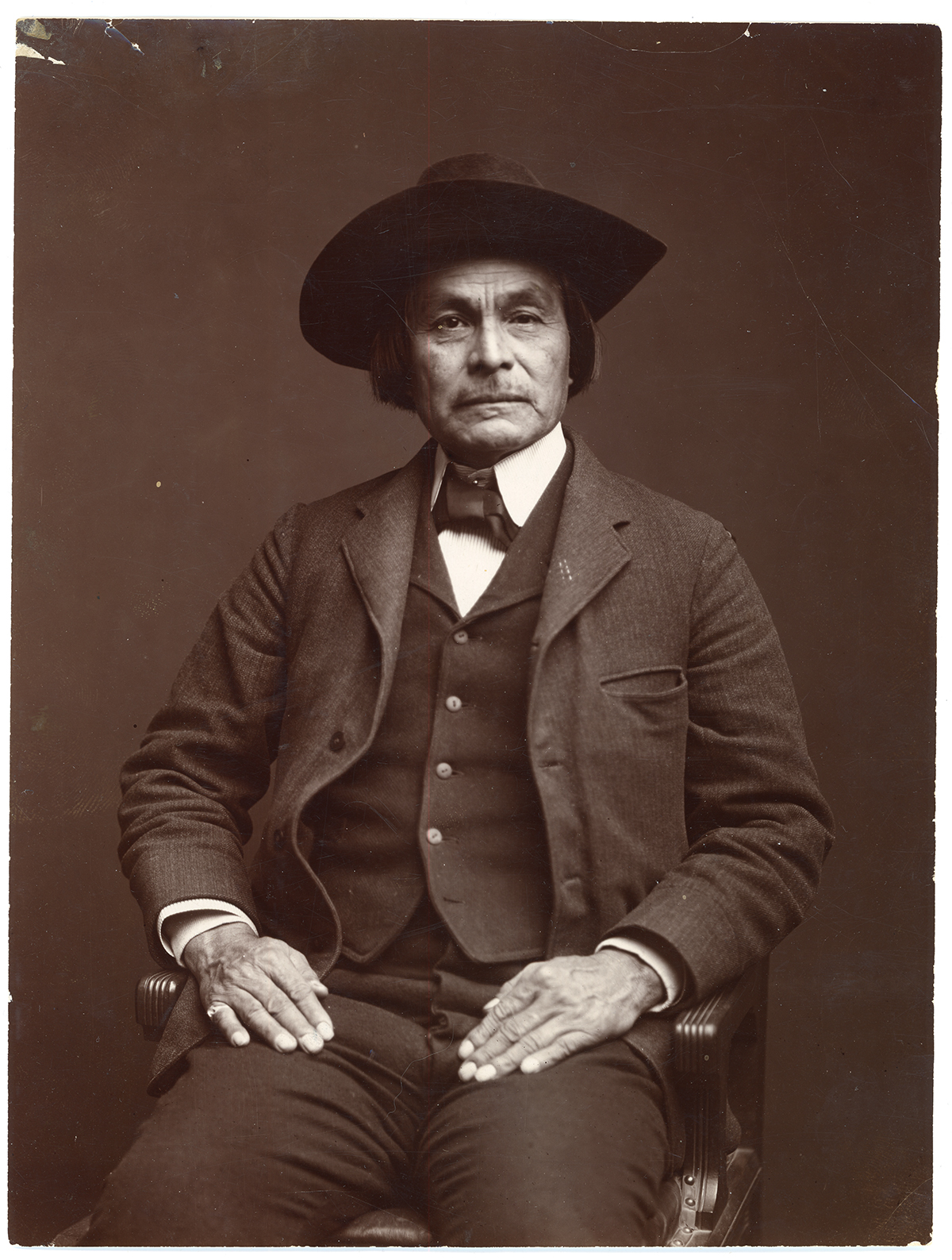 Copy of fig 5.19 Portrait of Chitto Harjo also known as Crazy Snake copy