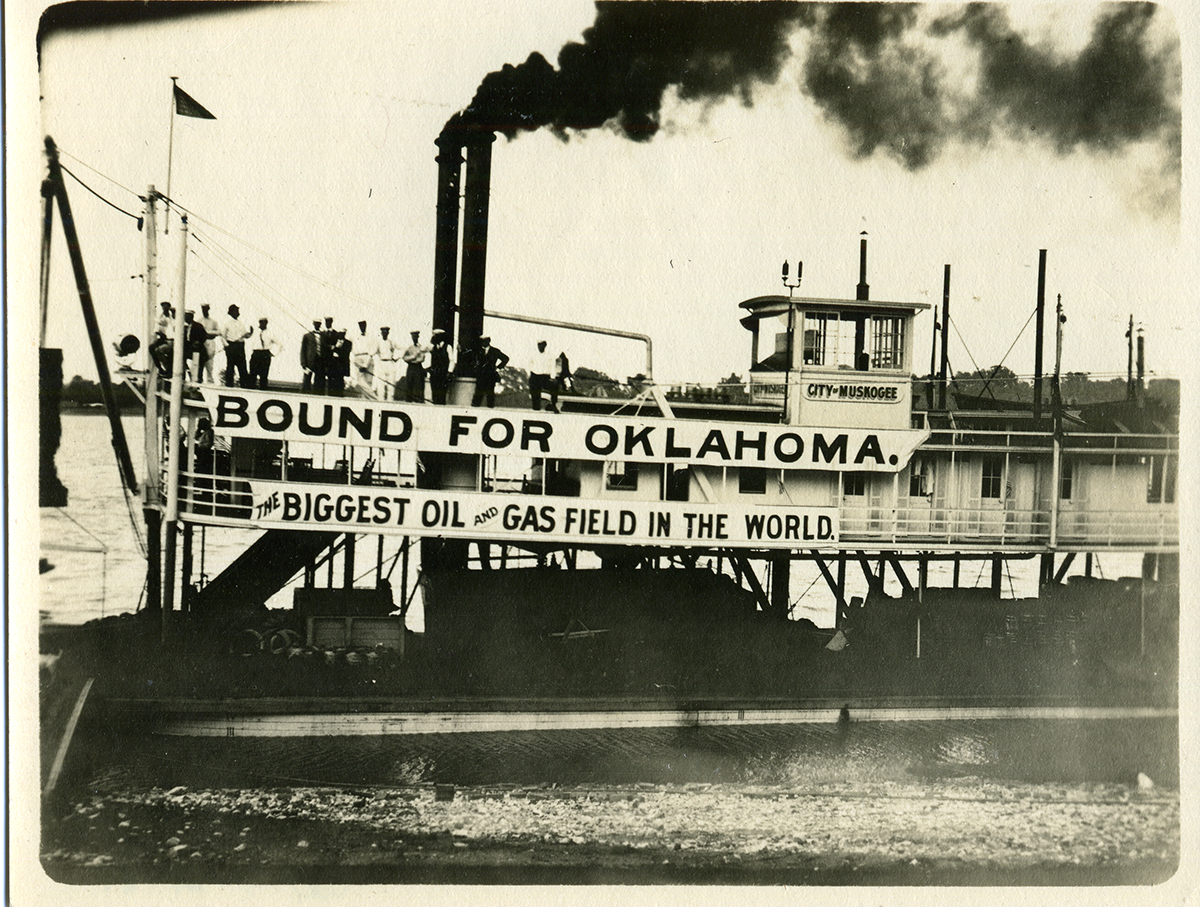Copy of fig 6.2 City of Muskogee steamboat on the Arkansas River around 1906 OHS copy