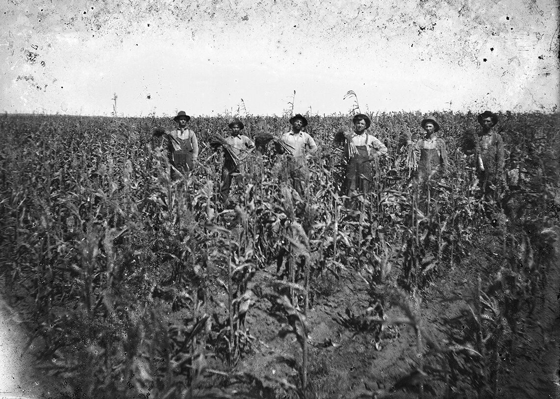 Copy of fig 7.13 Hundreds of tenant farmers gathered at the farm of John Spears near Sasakwa Oklahoma early August 1917 OHS copy