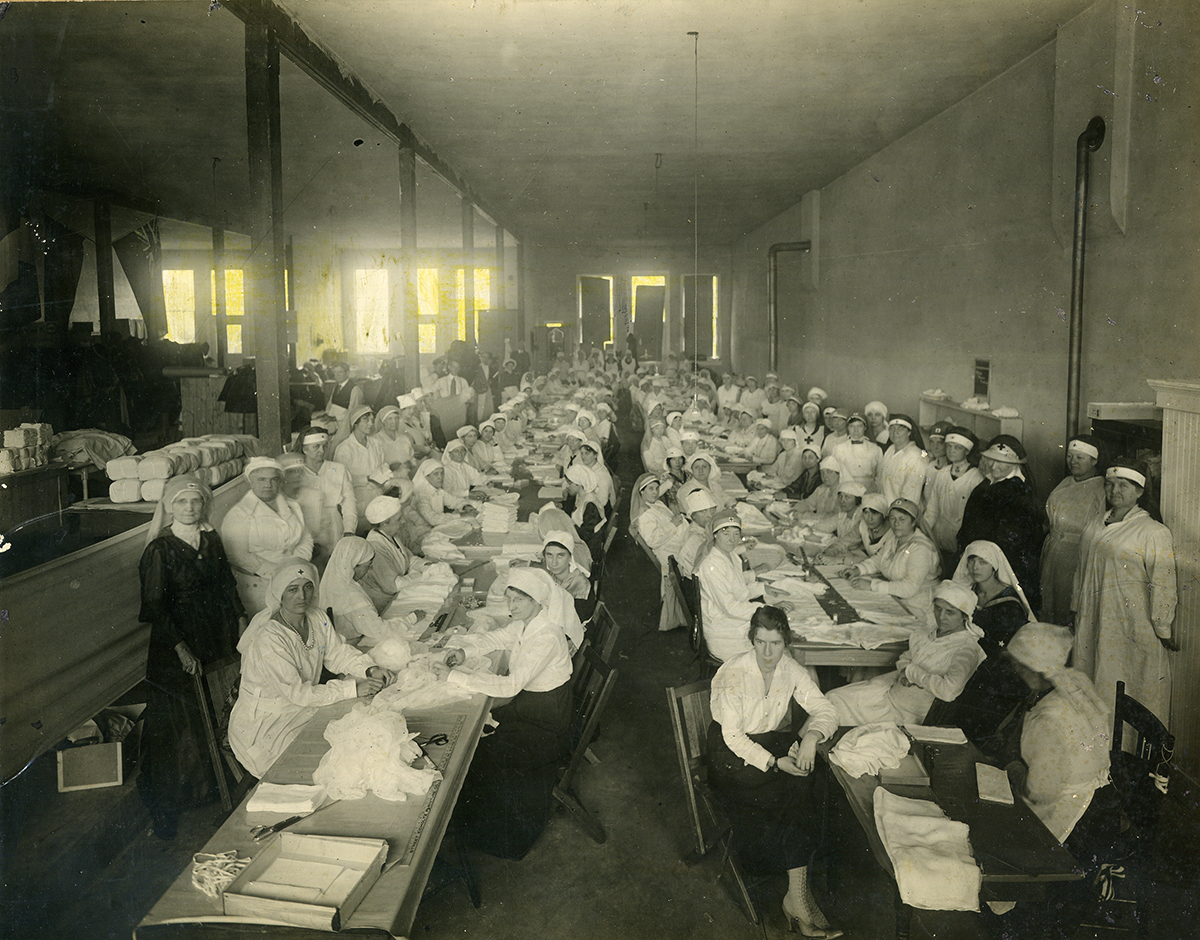 Copy of fig 7.16 American Red Cross canteen and workroom in Muskogee organized by Alice Robertson OHS copy