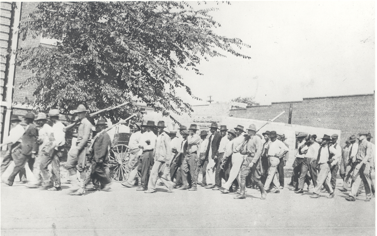 Copy of fig 8.13 National Guard Troops Escorting Victims of the Tulsa Race Massacre OHS copy