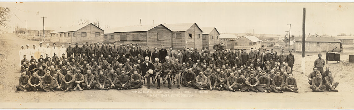 Copy of fig 9.6 Civilian Conservation Corps CCC at Camp Haskell in Binger OHS copy